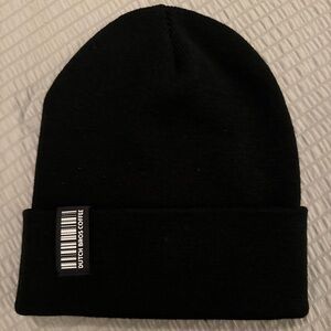 Dutch Bros Black Knit Hat Classic Winter Accessory